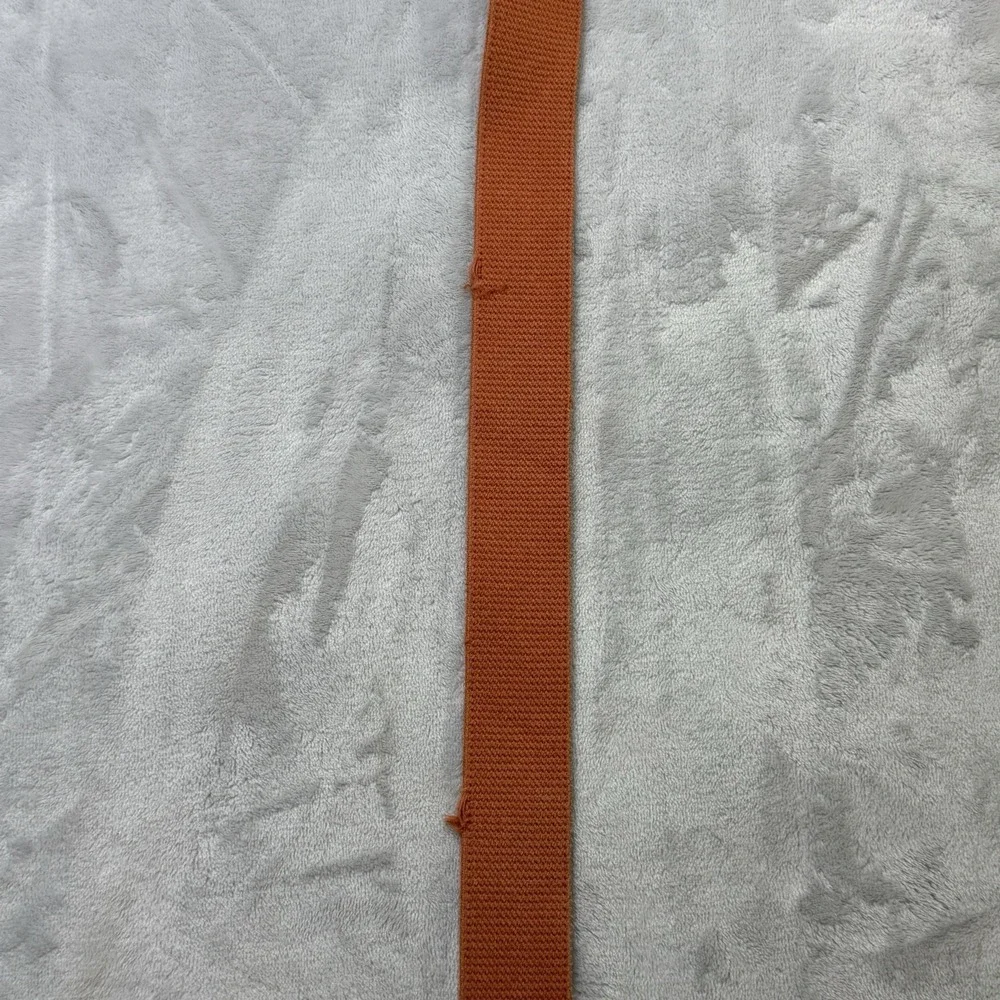 American‎ Eagle Orange Web Belt Eagle Buckle Canvas Military Style Y2K